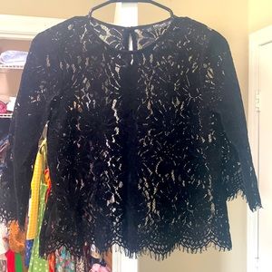 Zara lace top in XS